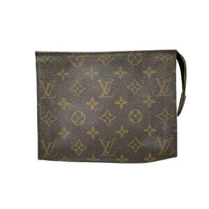 LOUIS VUITTON Poche Toilette 19 M47544 Monogram - TH0990 Pouch Monogram Canvas